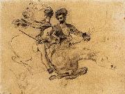 Illustration for Goethe's Faust Eugene Delacroix